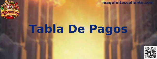 Ilustración informativa de la tabla de pagos de una tragamonedas, con símbolos, combinaciones y premios